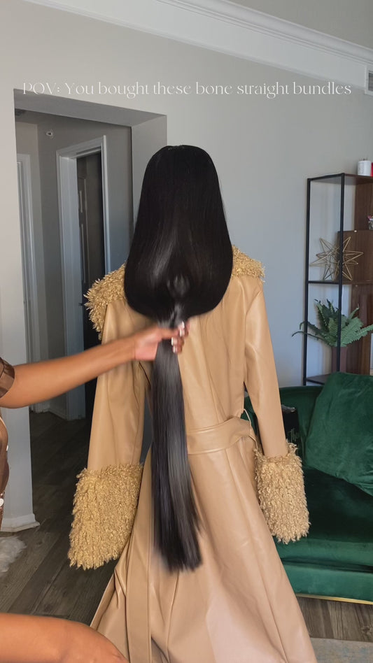 Make bundles into a wig